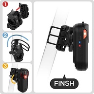 Suporte TUSITA para Garmin Varia RCT715: Segurança e Estabilidade em Qualquer Terreno - imagem 4