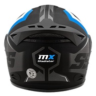 Capacete Mixs Gladiator Super Speed Fosco Cinza/Azul - Segurança e Estilo para Sua Pilotagem (Tam. 58) - imagem 3