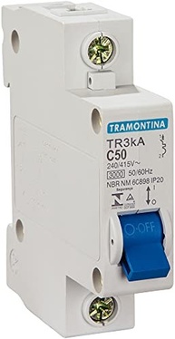 Disjuntor Tramontina TR3KA 1P 50A Curva C: Segurança e Proteção para sua Rede Elétrica - imagem 2