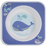 KaBaby Prato Bowl Quadrado Baleia Azul – Estilo e Segurança na Alimentação Infantil - imagem 2
