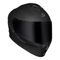 Capacete Race Tech Hit Esportivo: Segurança e Estilo Monocolor Preto Fosco - imagem 5