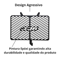 Tela Protetora Radiador Aço Carbono Yamaha XJ6 N / F - Segurança e Estilo - imagem 4