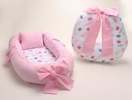 Kit Almofada de Amamentação + Ninho Redutor de Berço Princess - Conforto e Segurança para Bebê - imagem 2