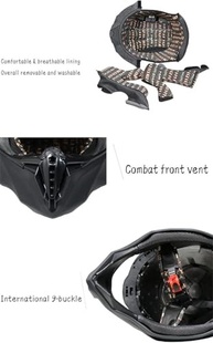 Capacete Motocross Off-Road Racing Adulto CC03 - Segurança e Estilo para Sua Aventura - imagem 5