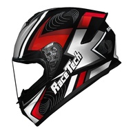 Capacete Race Tech Hit Draw Black Silver: Segurança e Estilo para Sua Aventura - imagem 1