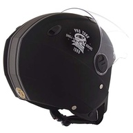 Capacete Aberto Pro Tork New Atomic Skull Riders Preto/Prata Fosco - Segurança e Estilo para Você! - imagem 5