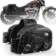 Alforjes de Couro Moto 35L NICECNC: Estilo, Capacidade e Segurança para sua Viagem - imagem 1