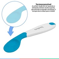 Colher de Treinamento Termossensível Rosa - Segurança e Aprendizado na Alimentação do Bebê - imagem 5
