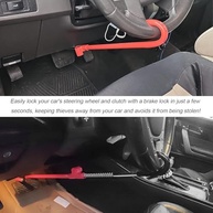 Trava Antifurto Universal Volante e Pedal: Segurança Reforçada para Seu Veículo - imagem 4
