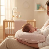Almofada de Amamentação em Tricot com Zíper Formato U - Conforto e Segurança para Mãe e Bebê - imagem 4
