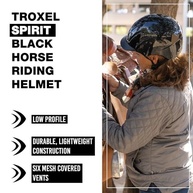 Capacete de Equitação Troxel Spirit Performance - Segurança e Estilo para Cavaleiros - imagem 3