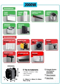 Autotransformador 2000VA Bipolar: Converta 127V para 220V e vice-versa com Segurança! - imagem 3