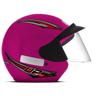 Capacete Mixs UP Rosa Aberto: Segurança e Estilo para Você Pilotar! - imagem 3