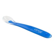 Conjunto de Colheres de Silicone Premium Clingo Azul - Seguras e Ergonômicas para Bebês - imagem 4