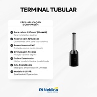 Ilhós 1,5mm² (16AWG) Axt: Conexões Seguras! - imagem 2