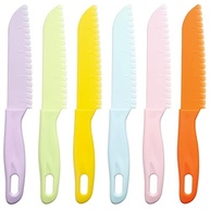 Conjunto de 6 Facas de Cozinha Seguras para Crianças - Nylon Resistente, Antiaderente e Lavável - imagem 2