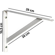 Suporte Invisível 30cm: Prateleiras Lindas e Seguras! - imagem 1