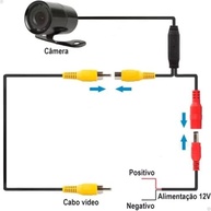 Câmera de Ré HD Borboleta com Visão Noturna LED: Manobras Seguras e Fáceis - imagem 4