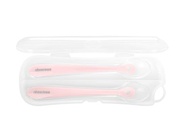Kikka Boo - 2 Colheres de Silicone Pink com Estoque | Seguras, Macias e Livres de BPA - imagem 2