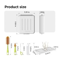 Kit de Limpeza para Mamadeiras YOTIME - Escorredor de Viagem com Escovas Seguras e Portáteis - imagem 3