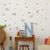Adesivo de Parede Dinossauro Infantil Lavável - Seguro, Fácil Aplicação e Decorativo para Quarto de Bebê - imagem 4