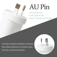 Adaptador de Tomada AU/NZ: Carregue Rápido e Seguro! - imagem 3