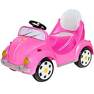 Carrinho Passeio Pedal Calesita 1300 Fusca 2 em 1 Pink: Divertido e Seguro - imagem 2