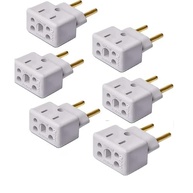 Kit 6 Adaptadores de Tomada Bob Esponja Benjamin 10A/20A - Bivolt Divertido e Seguro! - imagem 2