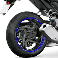 Adesivo Friso Refletivo para Roda XRE 300 - Azul Elegante e Seguro - imagem 1