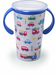 Copo Plástico Antivazamento com Alça para Crianças - 280ml | Bico de Silicone Seguro e Livre de BPA - imagem 2