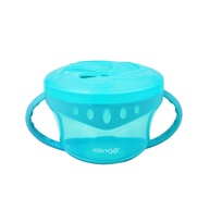 Porta-Snacks Inteligente Azul Clingo - Prático e Seguro para Crianças - imagem 1