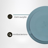 Freso Baby Prato Alimentar em Silicone Atóxico com Ventosa e Divisória - Seguro e Antibacteriano - imagem 5