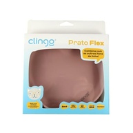 Prato de Silicone com Ventosa em Forma de Coração Rosa - CLINGO Seguro e Antiderrapante para Bebês - imagem 3