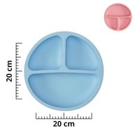Kit Prato Silicone com Ventosa + Garfo e Colher para Bebê - Seguro, Antiderrapante e Fácil de Limpar - imagem 4