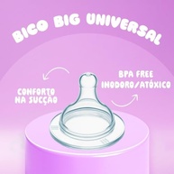 Bico Universal Redondo para Mamadeira em Silicone Seguro - Tamanho Grande - imagem 3
