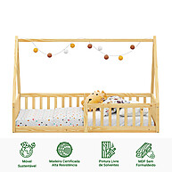 Cama Montessoriana Casinha: Sonhos Seguros! - imagem 2