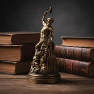 Estátua Self Made Man Motivação & Inspiração - Impressão 3D em Ouro Velho, 20 cm - imagem 2