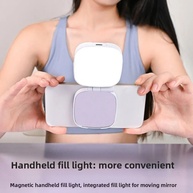 Luz de Selfie Magnética 360° com Espelho e 3 Cores - imagem 2