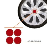 Jogo de Calotas Velox Silver Aro 14 para Fiat Palio, Uno, Siena, Mobi e Mais + Selo Resinado - imagem 3