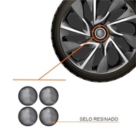 Jogo de Calotas Aro 15 DS4 Sport Cup para Peugeot 206, 207, 208, 307, 4008 e Hoggar + Selo Resinado - imagem 3