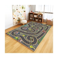 Tapete Infantil Aventura na Cidade "Velocidade Selvagem" - Diversão e Aprendizado para Crianças (79x119cm) - imagem 1