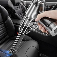 Aspirador de Pó Portátil Soprador 2 em 1 Multifuncional Sem Fio Recarregável USB Ideal Para Limpeza de Carro, Sala, Cozinha, Quarto, Banheiro, Escritório e Pequenas aspirações - Premium - imagem 3