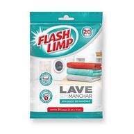 Flash Limp Lave Roupas Sem Manchar 20 Peças San7764 - Solução Inovadora para Lavar Roupas Brancas e Coloridas Juntas - imagem 5