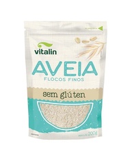 Kit 2x Aveia Em Flocos Finos Sem Glúten Vitalin 200g - imagem 3