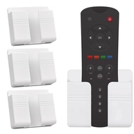 Suporte para Controle Remoto Universal Sem Furos – Pacote com 3 Unidades Brancas - imagem 4