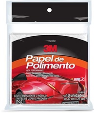 Papel de Polimento 3M: Acabamento Impecável Sem Riscos e Fibras (10 Folhas) - imagem 2