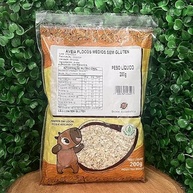 Kit 3X: Aveia em Flocos Médios Sem Glúten Tainá Alimentos 200g - imagem 2