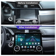 Rádio Automotivo Honda Civic QLED Touchscreen: Navegação GPS, CarPlay Sem Fio e Android 5G WiFi - imagem 3
