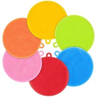 Esponjas de Silicone Reutilizáveis - 6 Unidades com Escova Dupla Face, Sem BPA, Resistentes ao Calor - imagem 2