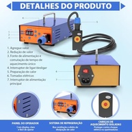 Ferramenta PDR 1380W: Reparo Rápido e Sem Danos para Amassados Automotivos - imagem 4